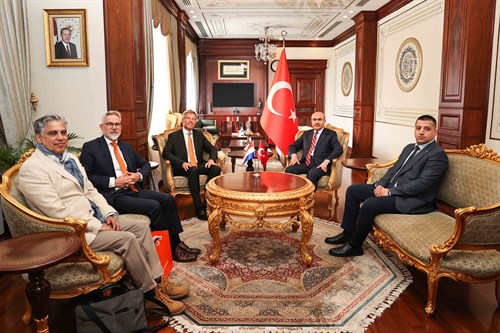 Hollanda Ankara Büyükelçisi Wijnands, Vali Demirtaş'ı Ziyaret Etti
