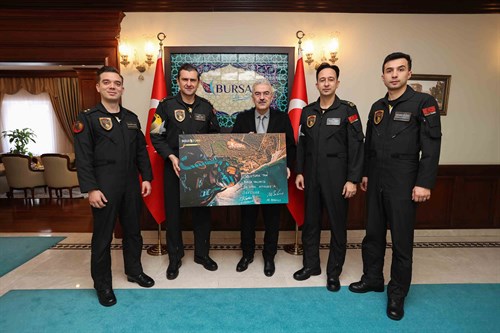 SOLOTÜRK Ekibinden Gösteri Öncesi Vali Ayyıldız'a Ziyaret